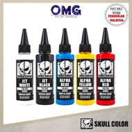Paint Skull Color 085-089 Gloss Jet Black Jet White Paint Airbrush OMG Gundam Pre-Thinned Paints Col