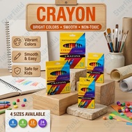 10PCS Crayon Krayon 6/8/12/24 Colors Art Drawing Supplies Oil Pastel Coloured Crayon Crayon Pastel蜡笔