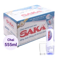 [GIAO HỎA TỐC HCM ] Thùng 24 chai Nước uống  Saka 555ml   - HOÀNG ANH 68