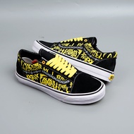 Sepatu Vans Oldskool Spongebob Squarepants Gigliotti Hitam Kuning Sepatu Sneakers Skena Terlaris 202