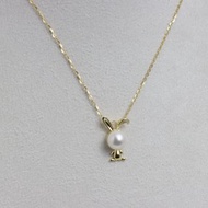 兔子立正 珍珠項鍊 天然淡水珍珠 頸鏈-項鍊