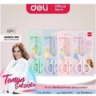 DEli Scissors 12 cm Plastic Cover [AGNEZ MO Edition] - CZ505