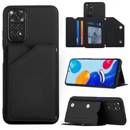 Redmi Note 11 Pro 5G Leather Card Slot Magnetic Case for Xiaomi Redmi Note 11S 11 S Back Cover Redmi Note 11T 11 Pro Plus Funda