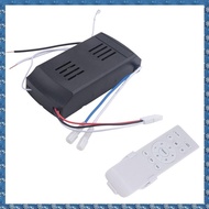 (FTQN) Universal Ceiling Fan Remote Control Kit 50W 6-Speed Timing Function for DC Ceiling Fan Light