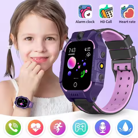 2025 New Kids Smart Watch Child HD Touch Screen 4G Sim Card Call Games Smartwatch Music Watch Boy Gi