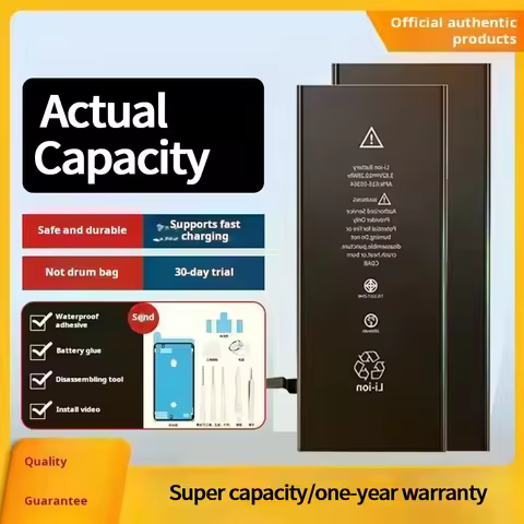 Original High Capacity Battery for IPhone 6 6s Plus 7 7 8 8 X XR XS Max 11 11 Pro 12 Pro Max Full Ra