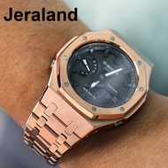 4rd Modification Kit for Casioak GA2100 Mod Kit Stainless Steel Case Screws Watch Band for GA-2100/2