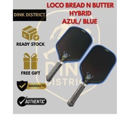 [ 100% GENUINE]  Bread and Butter Loco Azul 16mm Pickleball Paddle