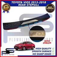 ☏ ♠ ♈ Toyota Vios Superman 2014 - July 2018 / GEN 4 Prime / XLE 2019 - 2024 Rear Bumper Cover Guard