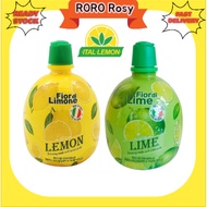 [FIORDI] Italian Lemon & Lime Juice 200ml / lemon juice / lime juice