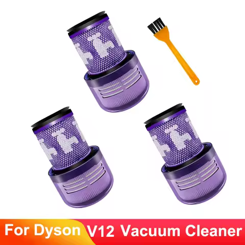 Washable Filters For Dyson V12 Slim Detect Absolute Cordless Vacuum Cleaner HEPA Filter Replacement 