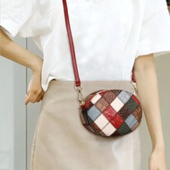 Cobbler Legend Genuine Leather Zipper Sling Bags for Women Casual Messenger Bag Vintage Shoulder Bag