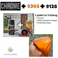 Diton Chrome Package OrangeSMOKE 9305 9128 Candy Tone Orange Jug Orange Clear Gloss