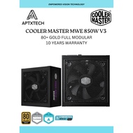 [ COOLER MASTER MWE Gold 850 V3 ] - (FULL MODULAR) ATX 3.1 POWER SUPPLY