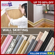 3D WALLPAPER 3D WAINSCOTING FOAM SKIRTING WALL SKIRTING FRAME 3D WALL PAPER 3D WALL STICKER 230CM X 8CM