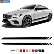 Edition AMG Sport Side Stripe Skirt Sticker Decal For Mercedes Benz E Class W213 S213 E43 E53 E63 AM