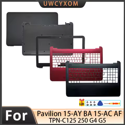 New For Pavilion 15-AY BA 15-AC AF TPN-C125 250 G4 G5 LCD Back Cover/Front Bezel/Hinges/Palmrest/Bot