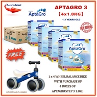APTAGRO 3 1.8KG IN CARTON 【FREE 1 BALANCE BIKE WITH EVERY PURCHASE 4X1.8KGS】