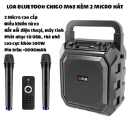 LOA BLUETOOTH ___ Công Suất Lớn Loa Xách Tay Mini Chigo M63 - Bảo Hành 12 tháng