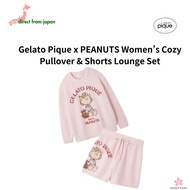 【Direct From Japan】gelato pique × PEANUTS Pajama Set – Jacquard Pullover & Shorts Set (Online Exclus