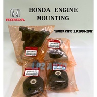 100% ORIGINAL HONDA ENGINE MOUNTING HONA CIVIC FD SNB 2.0CC 2006-2012 ENGINE MOUNTING SET