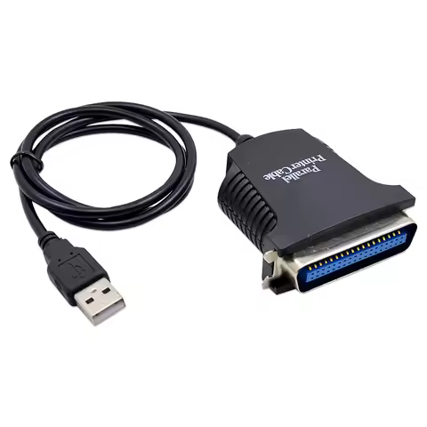USB 2.0 To IEEE 1284 DB36 Parallel Printer Cable LPT CN36 Converter 36Pin Port Adapter for Computer 