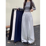 💖Zsndp💖[Ready Stock in Malaysia] Pant for Women High Waist Loose Wide Leg Pants Draping Mopping bagg