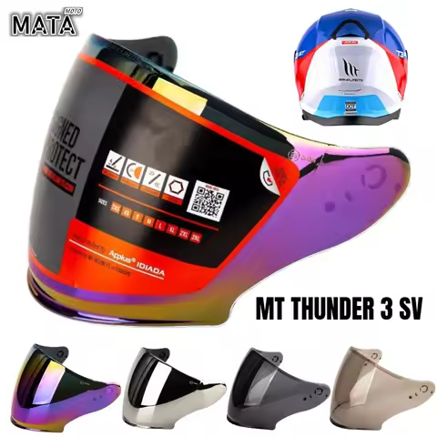 MT-V-19 Helmet Visors Is Suitable for MT THUNDER 3 SV JET Helmet, CE Certified, Choose Original Lens