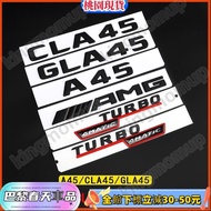 Benz Black Letter Label Car Decorative Sticker Modified A45 AMG CLA45 GLA45 Rear Tail A35