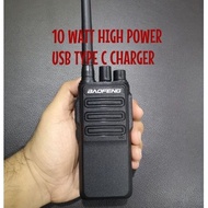 walkie talkie ❉READY STOCK Walkie Talkie ORIGINAL Baofeng High Power 10 Watt Type C USB Charger✵
