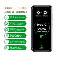 Oukitel K5000 18:9 Infinity Display 5.7 HD MTK6750T 4G RAM 64G ROM Octa Core 5000mAh 9V/2A Fast Char