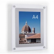 A4 clear acrylic board, transparent acrylic display poster