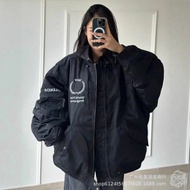 Original Label AAA+ 1:1 B@LE*CIAG* World Food Wheat Ear Bomber Jacket Loose Fit Unisex