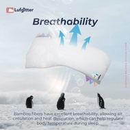 LUFGITTER Pillow Baby Pillow Breathable Bamboo Pillow baby Kids Dream Hugging Pillow (Pillow+Cover)