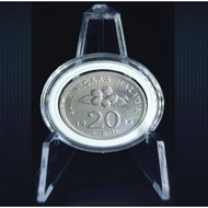 JL Antiques Malaysia Banknote Coin 20 Sen Bunga Raya