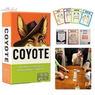 [WillbehotS] Coyote Game, Coyote Party Card Game, Meet The Action-Packed Card Game Full Of High Five