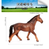Children's Toys Simulation Animal Ranch Model Set Solid Horse Horse Hannover Horse Static Horse Doll