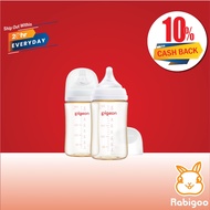 PIGEON SOFTOUCH PPSU BOTTLE 240ML - TWINPACK - nursing bottle/ppsu/twinpack