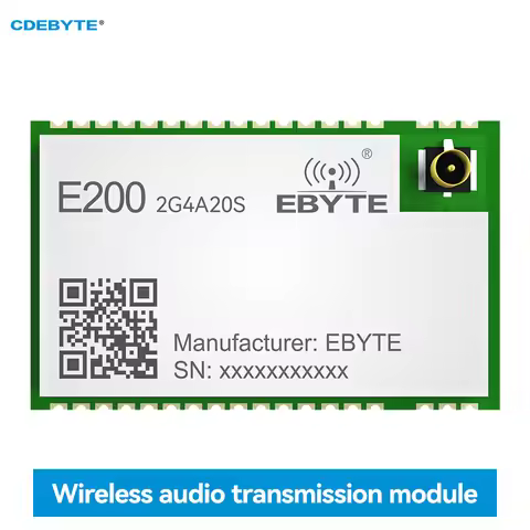 2.4GHz Wireless Audio Transmission Module CDEBYTE E200-2G4A20S 20dBm Small Size One-to-One Transmiss