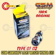 GSM EX5 CAMSHAFT RACING CAM G1 G2 HONDA EX5 W100 CLASS 1