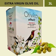 OLIVKO Olive Oil Tunisia | Premium Organic Extra Virgin | 3L | Minyak Zaitun Asli