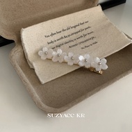Suzyacc Kr Sakura Flower Side Hair Clips Womens  Design Hair Accessories Korean Style  out New Hair 