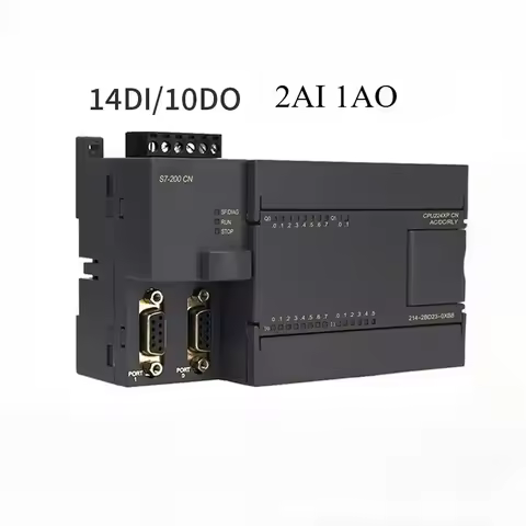 CPU224XP CPU222 CPU225 CPU228 Compatible with Siemens S7-200 PLC Transistor Relay 14DI 10DO 4AI 2AO 