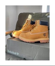 海外優惠預訂 Timberland logo防水面料拼皮高幫靴 男女鞋碼