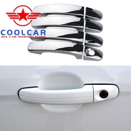 8Pcs ABS Chrome Car Door Handle Protection Cover Doors Trim for Ford Focus 2 3 4 MK2 MK3 MK4 Kuga Es