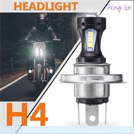 🔥🔥🔥fenglin H4 Motorcycle 3030 18 SMD LED Headlight Head Light Lamp Bulb 6500K 12-24v 12-24v H4 3030