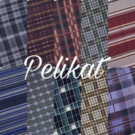 KAIN BATIK CORAK PELIKAT / CORAK KOTAK / ABSTRAK