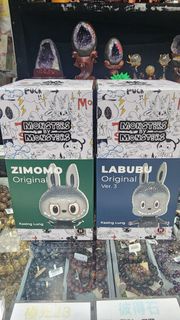 Labubu/zimomo original （十週年展覽）一對2680