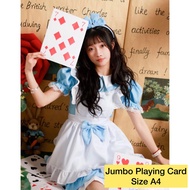 Giant Jumbo Card Set Size A4 & B7 – Large Cards for Fun Party Game Photography