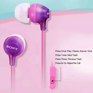 Earphone EX-15AP 3.5mm Audio Jack Headphones Microphone Remote Button Presented For XZ1 XZ2 Xz Premi